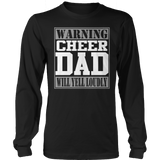 Warning Cheer Dad will Yell Loudly