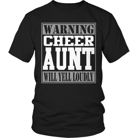 Warning Cheer Aunt will Yell Loudly