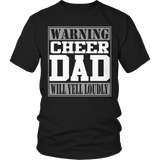 Warning Cheer Dad will Yell Loudly
