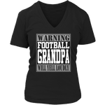 Warning Football Grandpa will Yell Loudly