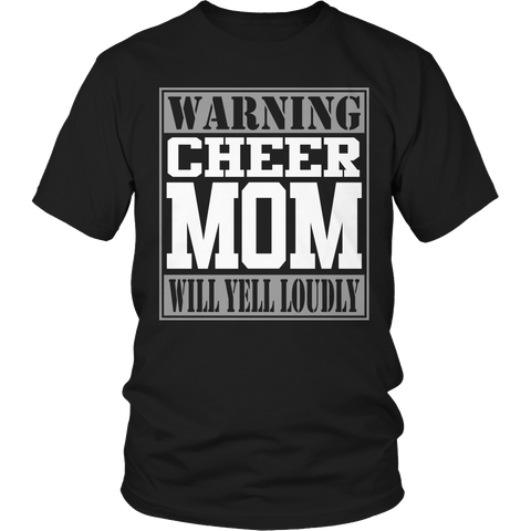 Warning Cheer Mom will Yell Loudly