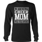 Warning Cheer Mom will Yell Loudly