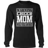Warning Cheer Mom will Yell Loudly