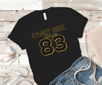 Candy Girl Glitter - UNISEX Black Tee Versions