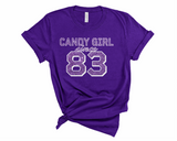 Candy Girl Glitter - UNISEX Colored Tee Versions