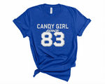 Candy Girl Glitter - UNISEX Colored Tee Versions