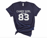 Candy Girl Glitter - UNISEX Colored Tee Versions
