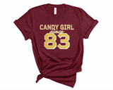 Candy Girl Glitter - UNISEX Colored Tee Versions