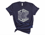 Like All Six Glitter - Unisex Colored Tee Versions