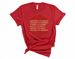 Like All Six Glitter - Unisex Colored Tee Versions