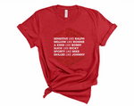 Like All Six Glitter - Unisex Colored Tee Versions