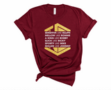 Like All Six Glitter - Unisex Colored Tee Versions