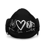 Peace and Love Premium Face Mask