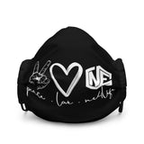 Peace and Love Premium Face Mask