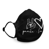 Peace and Love Premium Face Mask