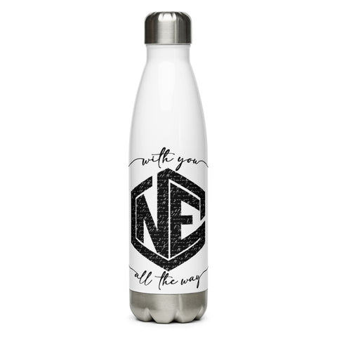 With You All the Way Stainless Steel Water Bottle