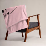 With You All the Way Throw Blanket (various colors)