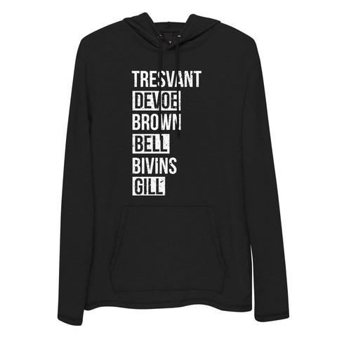 All Six (last names) Unisex Lightweight Hoodie