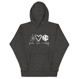 Peace and Love Premium Hoodie
