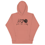 Peace and Love Premium Hoodie