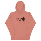 Peace and Love Premium Hoodie