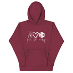 Peace and Love Premium Hoodie