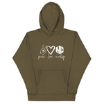 Peace and Love Premium Hoodie