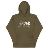 Peace and Love Premium Hoodie