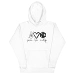 Peace and Love Premium Hoodie