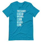 All Six (last names) Unisex tee