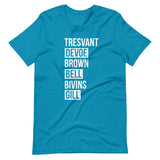 All Six (last names) Unisex tee