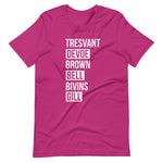 All Six (last names) Unisex tee