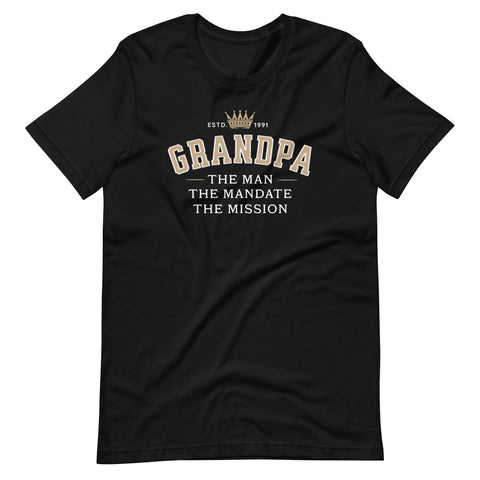 The Man. The Mandate. The Mission. Unisex Tee