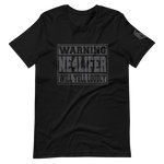 Warning NE4LIFER BlackOut Bling Unisex Tee