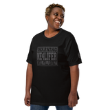 Warning NE4LIFER BlackOut Bling Unisex Tee