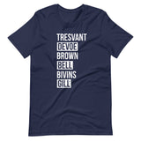 All Six (last names) Unisex tee