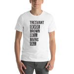 All Six (last names) Unisex tee