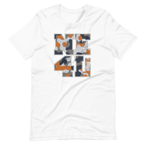 NE4Life Unisex Tee (Orange/Gray Camo)