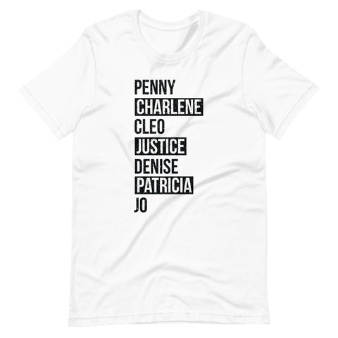 Janet Names Unisex Tee
