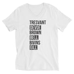 ALL SIX (last name) Unisex V-Neck Tee