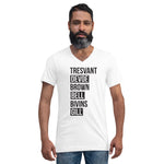 ALL SIX (last name) Unisex V-Neck Tee