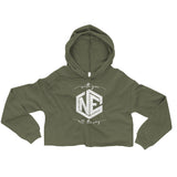 With You All the Way Crop Hoodie
