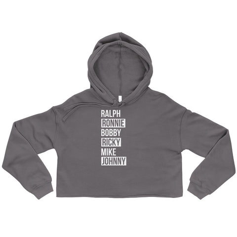 All Six Crop Hoodie