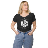 Women’s fitted v-neck t-shirt