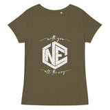 Women’s fitted v-neck t-shirt