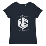 Women’s fitted v-neck t-shirt