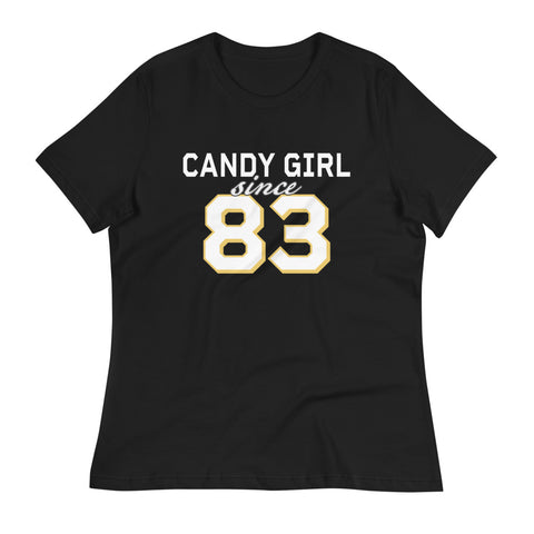 Candy Girl Women's Relaxed Tee - Gold