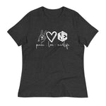 Peace and Love Women's Relaxed Tee