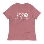 Peace and Love Women's Relaxed Tee