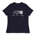 Peace and Love Women's Relaxed Tee